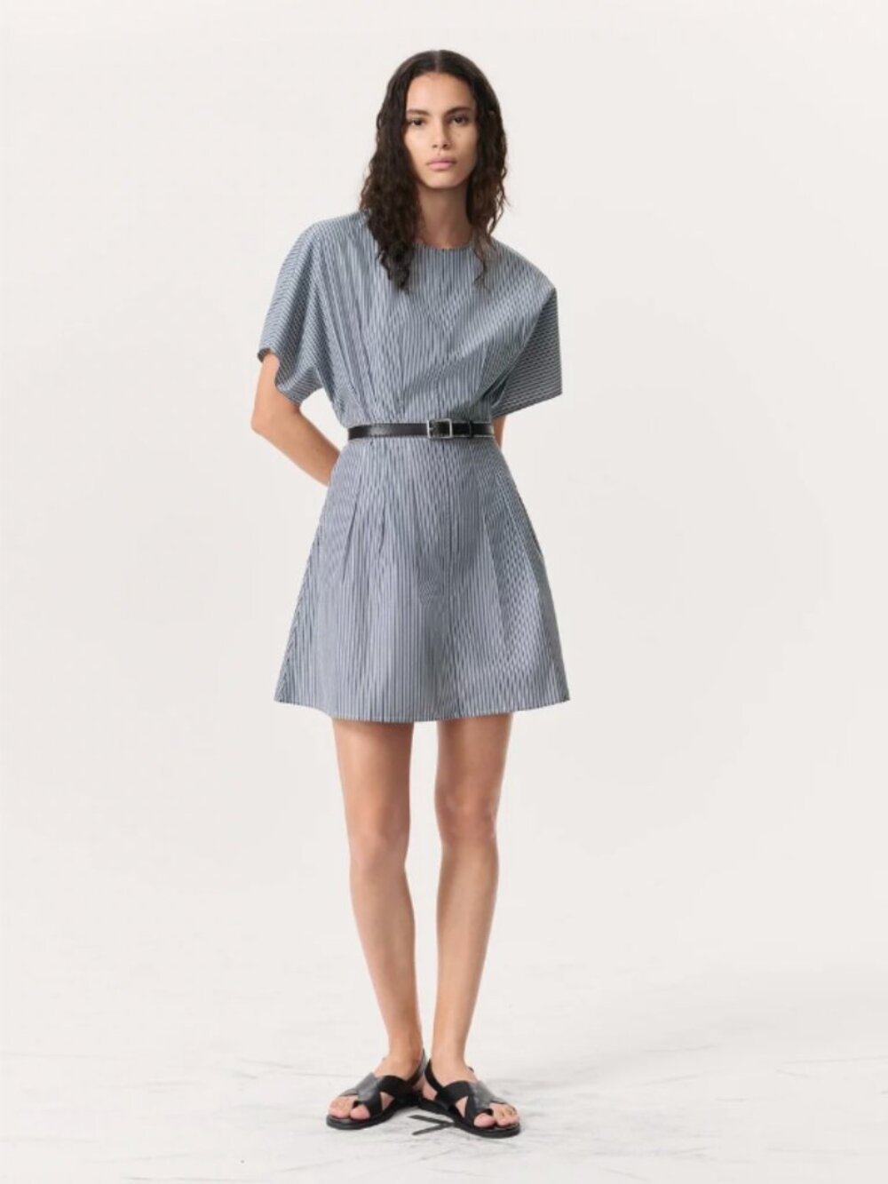 rag & bone Maddie Stripe Poplin Mini Dress Sz 8